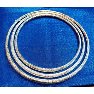 Bộ kiềng 3 chiếc mạ bạc  - Phụ kiện Hầu Đồng - Đồ Hầu Đồng.