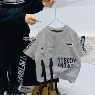 [Size 11kg-65kg] Bộ thun cotton phối túi khoá hiphop