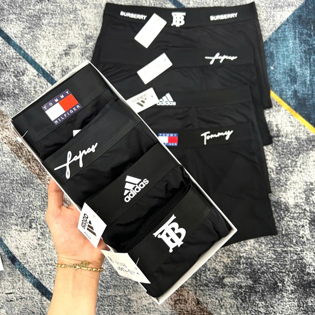 COMBO 4C LOẠI 1 Quần lót nam thun lạnh Full size mềm mại co giãn 4 chiều, quần sịp nam đùi chéo chuẩn hình- MANGOFASHION