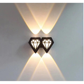  Đèn Hắt Tường Đèn Decor Gắn Tường Ánh Sáng Vàng Chip Led Siêu Sáng Bảo Hành 12 Tháng 