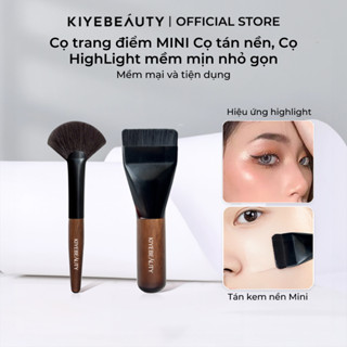 Cọ Trang Điểm Mini Cọ Tán Nền, Cọ Highlight Chuyên Nghiệp Tiện Lợi