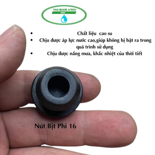 Nút bịt lỗ khoan bằng Cao Su Phi 16mm / 22mm - Cao su chất Lượng Cao, có khả năng chống ăn mòn,chịu nhiệt tốt - ThQuang