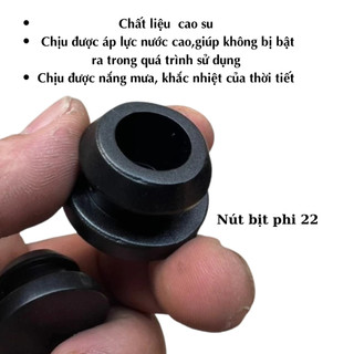 Nút bịt lỗ khoan bằng Cao Su Phi 16mm / 22mm - Cao su chất Lượng Cao, có khả năng chống ăn mòn,chịu nhiệt tốt - ThQuang