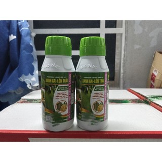 Combo 2 Chai Phân Bón Xanh Gai Lớn Trái+Chuyên Mít và Sầu Riêng Chai 500ml 