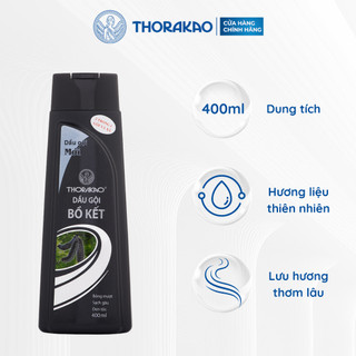 DẦU GỘI BỒ KẾT 400ML – THORAKAO | MỀM MƯỢT – ĐEN TÓC – NGỪA GÀU
