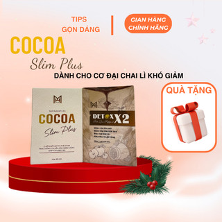  Giảm Cân  Siết Eo Giảm Mỡ Cocoa Slim Plus Dành Cho Cơ Địa Trai Lì Khó Giảm An Toàn Hiệu Quả 