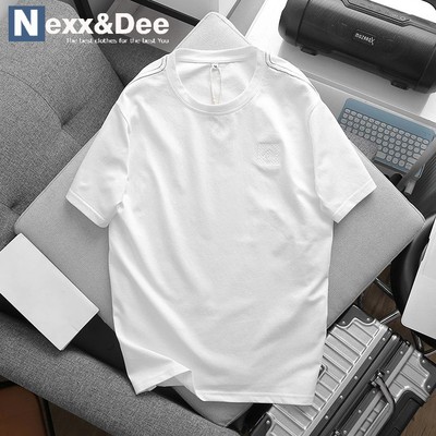 Áo thun nam cổ tròn tay ngắn thể thao tập gym chạy bộ vải cá sấu cao cấp Nexx&Dee- D04