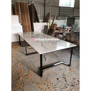 bàn làm việc nhóm, bàn họp mặt gỗ giả đá,bàn văn phòng, bàn làm việc văn phòng dài 3m