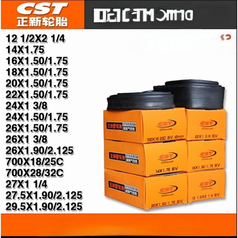 Săm xe đạp đủ kích cỡ