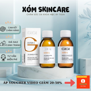  Tinh chất peel da GiGi Ester C Mandelic 15%   13% + Salicylic 2% làm sáng và căng bóng da Tieen's Cosmetic 