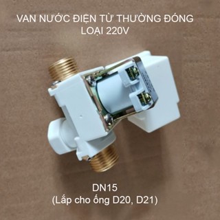 Van nước điện từ thường đóng loại 12V hoặc 220V-TS1013, ren ngoài DN15-G1/2