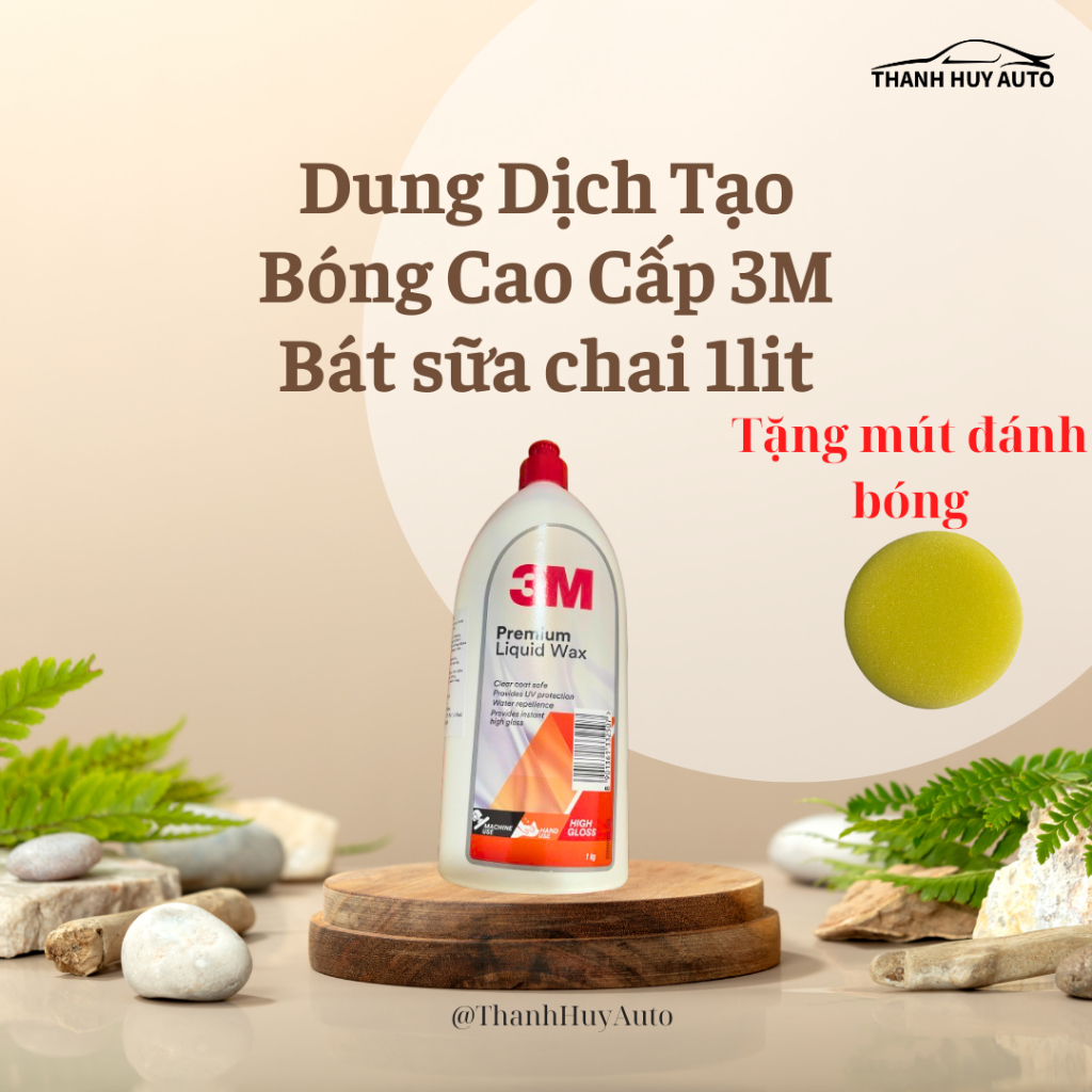 Dung dịch đánh bóng 3M , Bát sữa đánh bóng, Bát bước 3, Bát Sữa 3M chai 1lit
