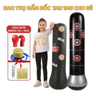 Trụ đấm bốc cho bé trụ đấm boxing tự cân bằng đấm bốc trẻ em đấm bốc người lớn (Tặng kèm bơm) P01