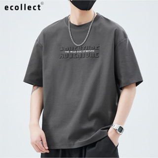 Áo Thun Nam Tay Ngắn ECOLLECT CT17 – Dáng Rộng Thoải Mái, Chất Liệu Cotton Dày Dặn, Phong Cách Mùa Hè 2025