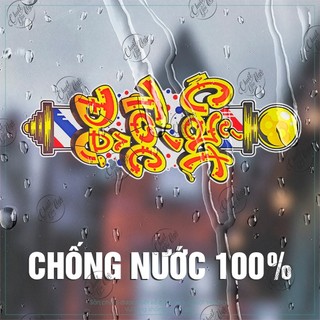 Miếng dán chữ CẮT TÓC ĐÊ decal trang trí tiệm salon tóc nam barber shop decor cửa kính