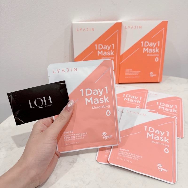 Mặt nạ Lyajin 1 day 1 mask cấp ẩm , săn chắc da [Giá lẻ 1 miếng]