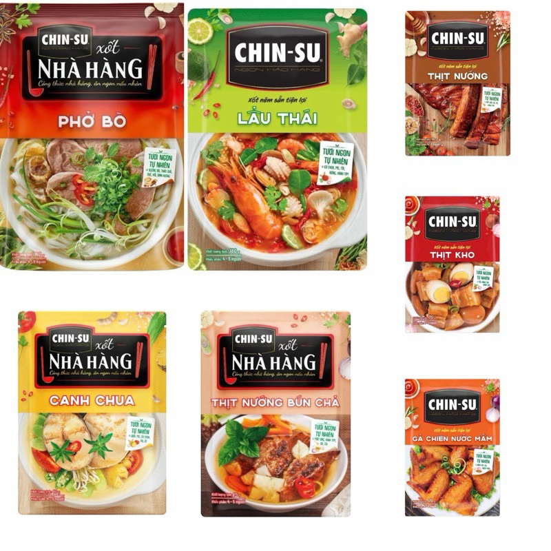 Xốt Gia Vị CHINSU Canh Chua/ Thịt Nướng Muối Ớt/Thịt Nướng Bún Chả/ Thịt Nướng/ Gà Chiên....