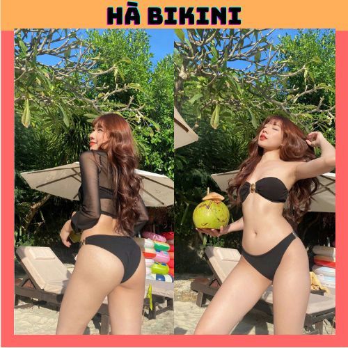 Ms 011 BiKiNi, set 3m phối khoen, kèm áo khoác kiểu mlem, sang xịn, hàng chuẩn