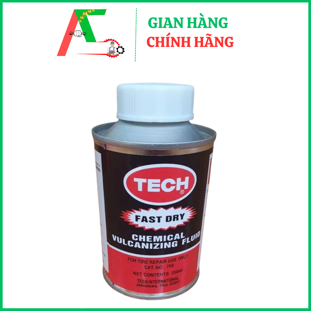Keo vá lốp xe ô tô xe máy, keo vá vỏ xe ô tô xe máy, săm xe máy , Keo vá Tech chính hãng TECH 769.