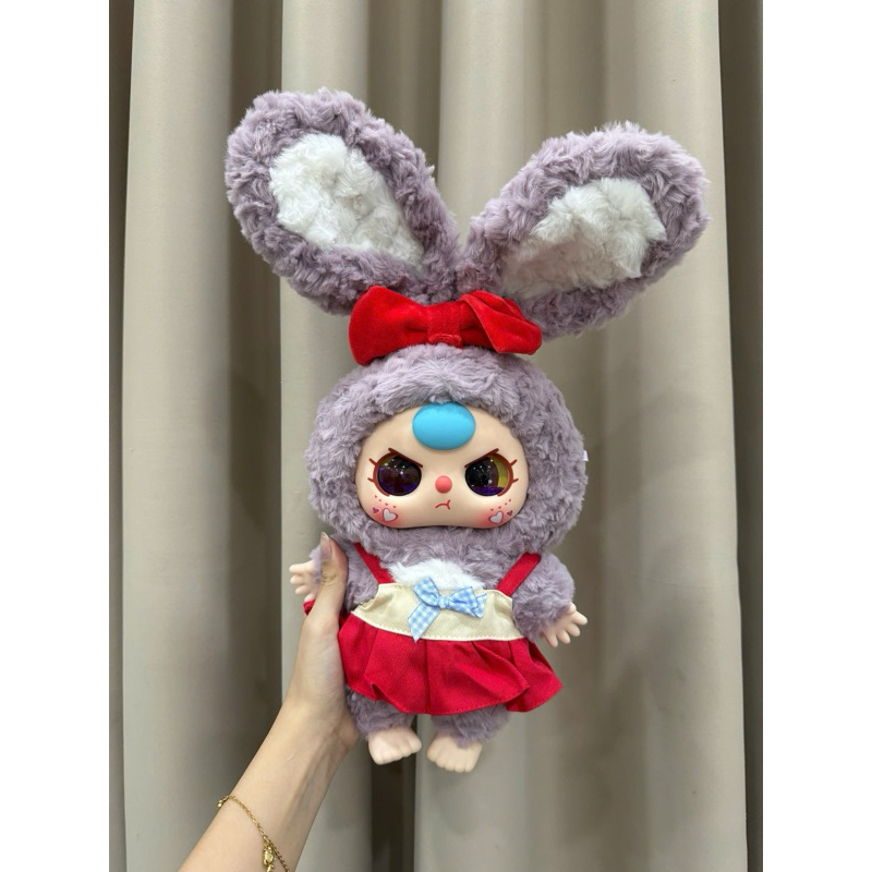 bb3 400% thỏ cụp tím nước tím tặng váy