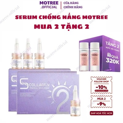 Combo 2 serum chống nắng tế bào gốc 5 IN 1 Motree 20ML