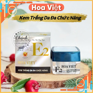 Kem Dưỡng Da Hoa Việt E2 Dưỡng Trắng Đa Chức Năng, Ngừa Lão Hoá, Giữ Ẩm, Chống Nắng, Se Khít Lỗ Chân Lông 15g