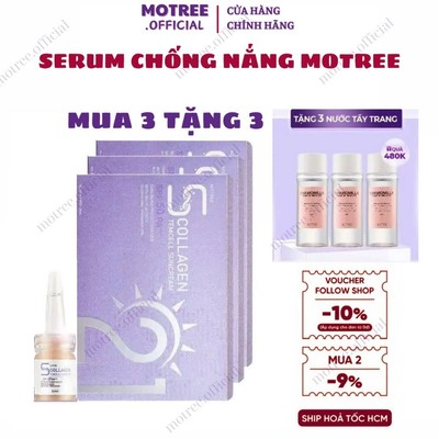 Combo 3 serum chống nắng tế bào gốc 5 IN 1 Motree 20ML