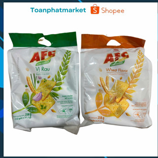 Túi bánh AFC đủ vị 258g,Túi bánh quy dinh dưỡng AFC 258g đủ vị, bánh AFC túi vị rau lúa mỳ Kinh Đô.