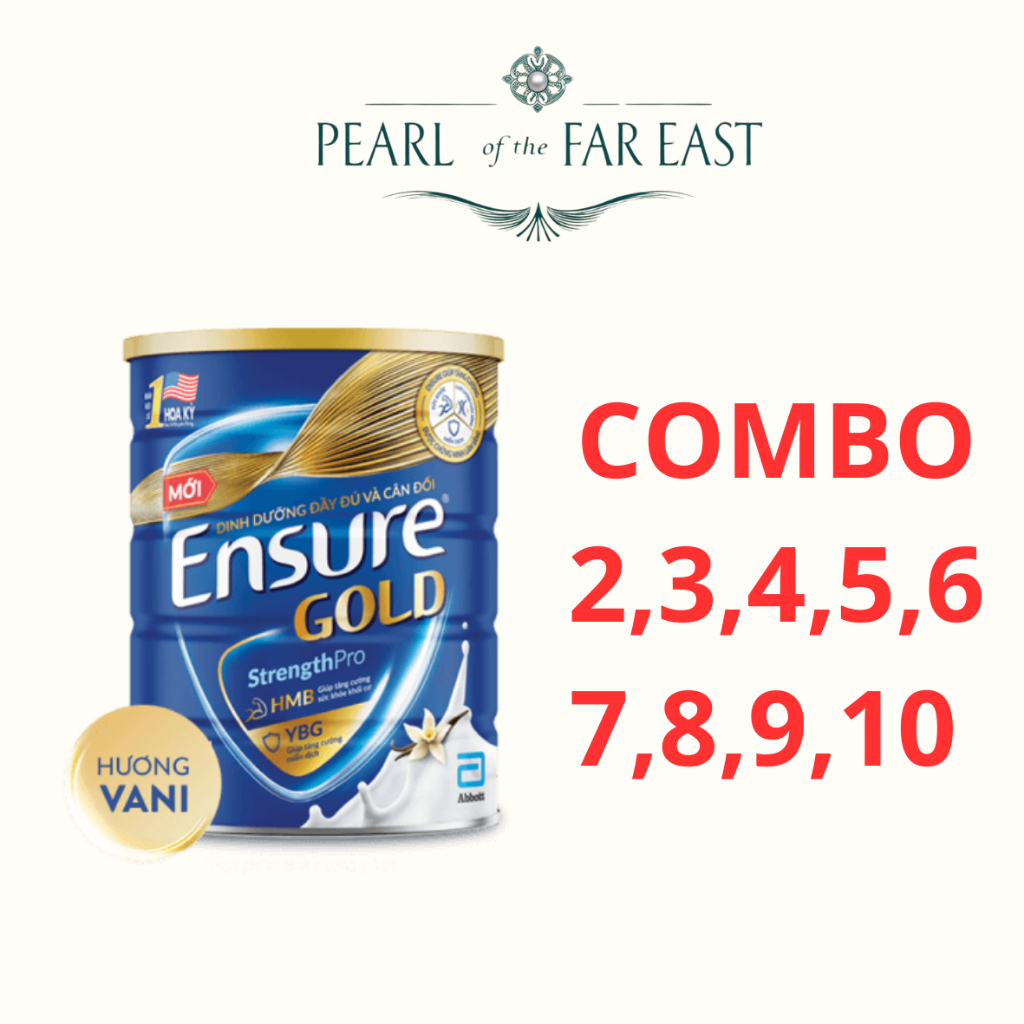 Sữa bột Ensure Gold 800g Combo 2-10 lon