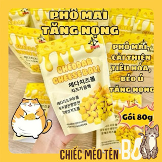 [Hoả tốc] Phô mai Cheese Ball tăng nọng cho chó mèo, nhập khẩu Hàn Quốc thơm ngon