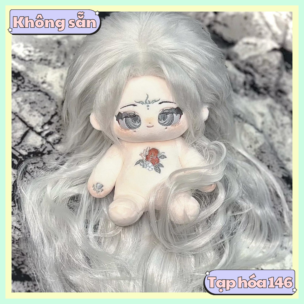 [ORD] Doll không thuộc tính tóc tơ dài 20cm - Búp bê nam không thuộc tính tóc tơ 20cm có xương