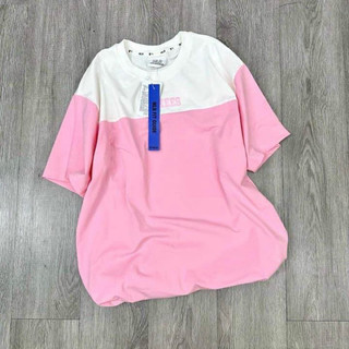 Áo MLB  Hồng cotton 100% cao cấp cổ tròn , tay ngắn , mền mịn , thấm mồ hôi tốt.