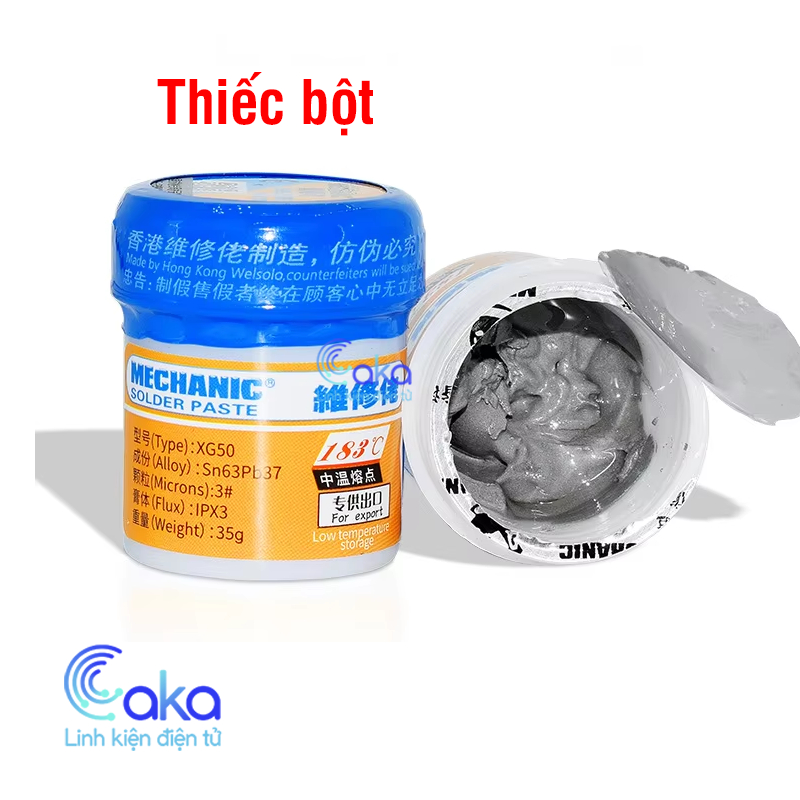 Thiếc bột, Chì bột hàn linh kiện SMT XG-50