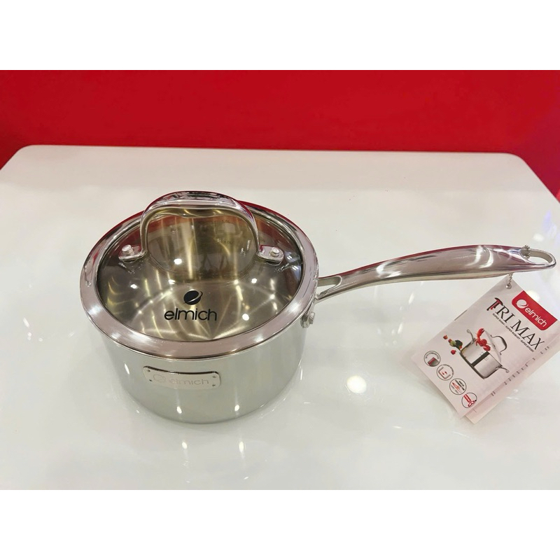 Quánh elmich nấu bột inox Elmich trimax 16cm đáy liền nguyên khối 3745 - 3990