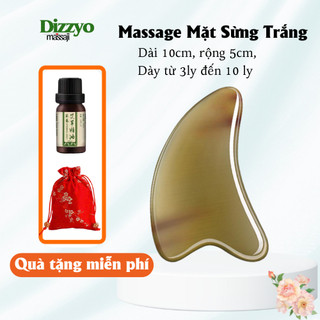 Dụng cụ mát xa mặt cạo gió bằng sừng tự nhiên nâng cơ thon gọn giảm nếp nhăn