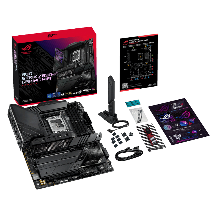 Mainboard ASUS ROG STRIX Z890-E Z890-A GAMING WIFI DDR5 LGA1851 Hàng chính hãng
