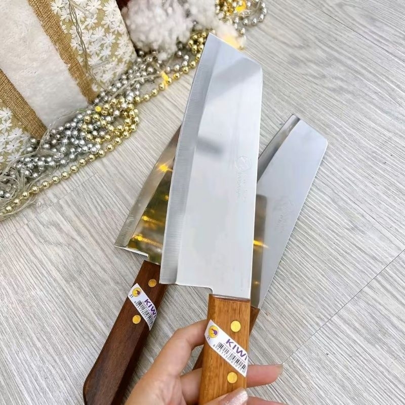 DAO THÁI THỊT KIWI CÁN GỖ . Dao Thái thịt , cắt Củ Quả Kiwi Chính Hãng