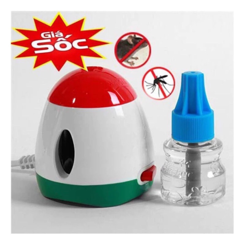 Máy Đuổi Muỗi Hacker - Đèn Đuổi Muỗi Hacker - Tặng Kèm Tinh Dầu