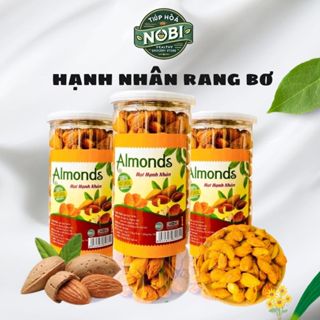 450Gr Hạnh Nhân Rang Bơ Mỹ Mỏng Vỏ Thơm Ngon Đậm Vị Tạp Hóa NoBi