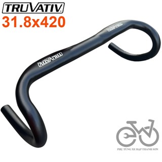 Ghi đông cong TRUVATIV nhôm xe đua, xe đạp Fixed Gear, 31.8mm