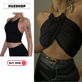 Áo Yếm Dây Xích Hở Lưng Sexy Sang Chảnh