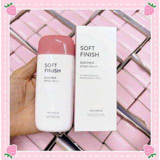  KEM CHỐNG NẮNG MISSHA SOFT FINISH   VELVET FINISH   WATERPROOF   ESSENCE 