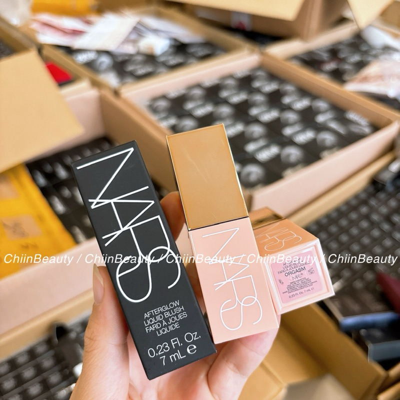 7ml fullsize - Má hồng kem NARS After Glow Liquid Blush màu Orgams, Dolce Vital ChiinBeauty
