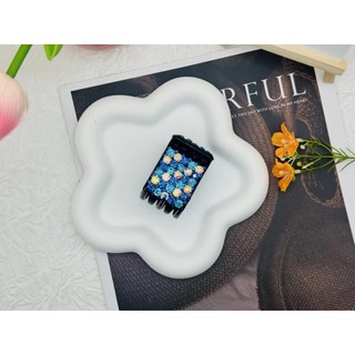 Kẹp tóc càng cua 5 răng đính đá nhiều màu cho nữ