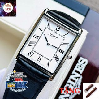 Đồng Hồ Nam Seiko Tank SWR049 Chính Hãng Tặng Kèm Dây Da Cao Cấp
