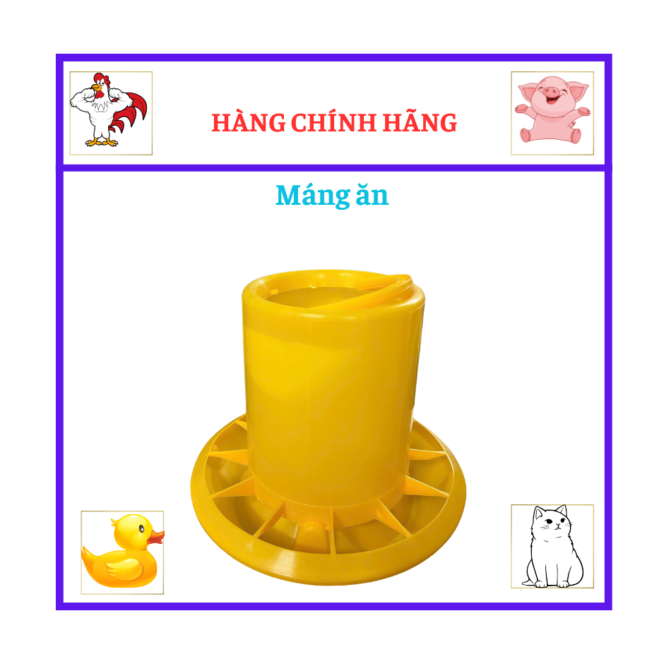 Máng ăn chia ngăn cho gà ( SẢN PHẨM Y NHƯ HÌNH ẢNH- Không có nắp đậy như video)