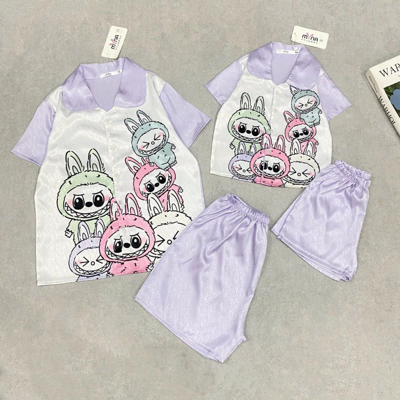 set lụa đùi mẹ va bé ( có tách lẻ )- có sz 8-65kg ảnh chụp thật