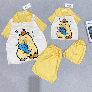 set lụa đùi mẹ va bé ( có tách lẻ )- có sz 8-65kg ảnh chụp thật