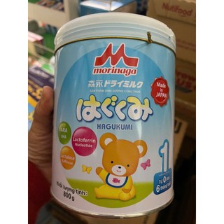 Date 6/2026 - {mẫu mới}Sữa bột morinaga số 1,2 (800g)