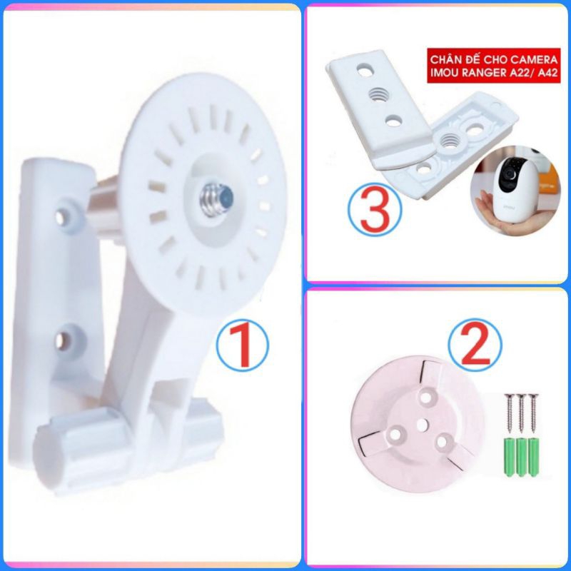 Chân đế Camera (bằng nhựa) dùng để gắn Camera WiFi Dome: Ezviz, Imou; Yoosee